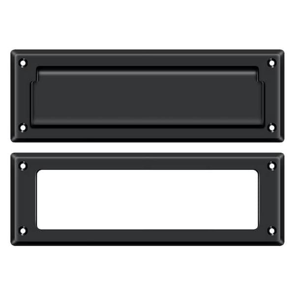 Deltana Mail Slot 8-7/8" With Interior Frame Black - MS626U19
