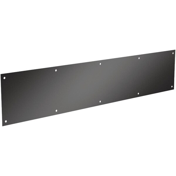 National & Spectrum Brands Hhi 6 x 30 in. Kickplate, Matte Black - 111963