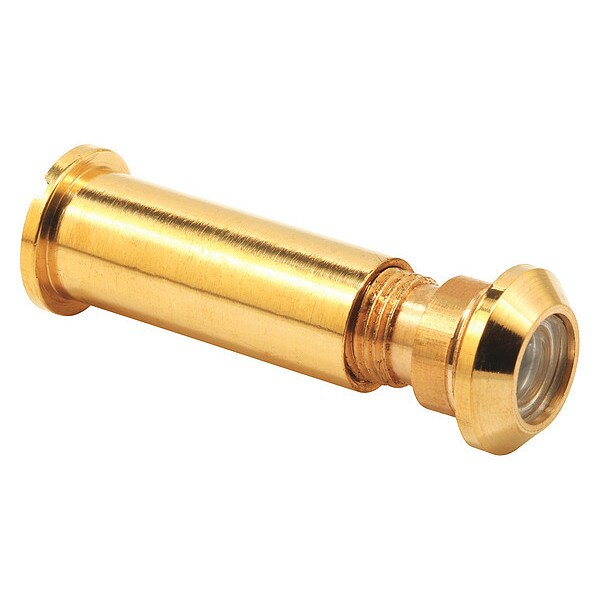 Primeline Tools Door Viewer, 160 Degree, 1/2 in. Diameter, Polished Brass (5 Pack) - MP4019-5