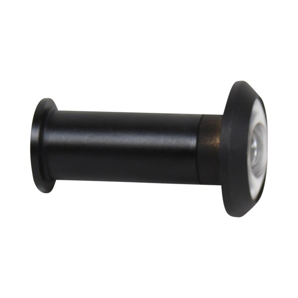 Pamex 180 Degree Door Viewer for 1-3/8in to 2-1/4in Door Matte Black Finish - DD01180BL