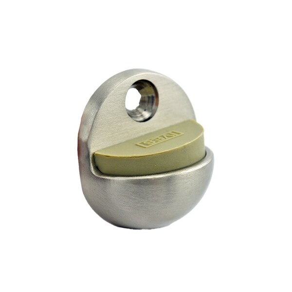 Ives Commercial Solid Brass 1in Floor Dome Stop Satin Nickel Finish - FS43615
