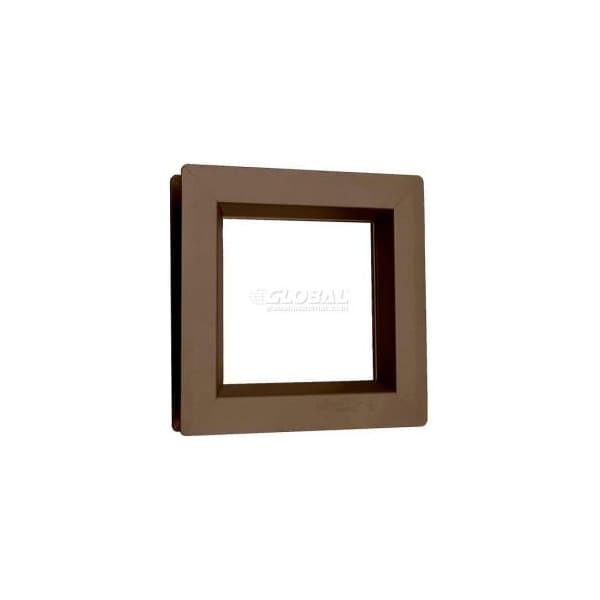 Activar Construction Products Group Steel Low Profile Beveled Slimline Vision Lite VSL0535B, 5" X 35", Bronze - VSL 0535B