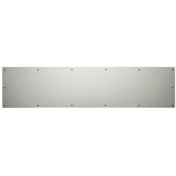Rockwood 8" x 34" Standard Duty Metal Kick Plate Bright Chrome Finish - K105026834BEV
