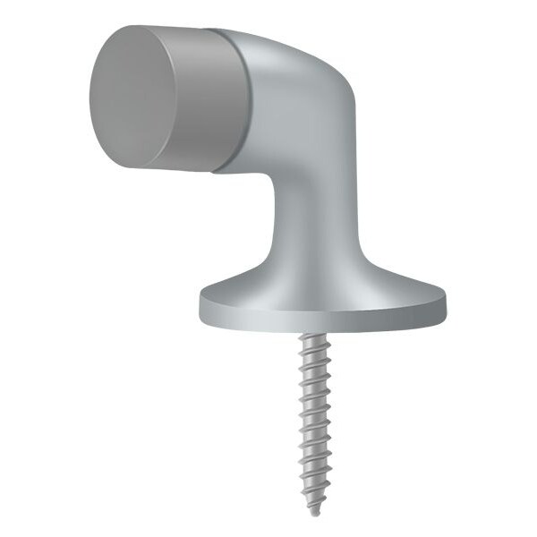 Deltana Floor Door Bumper 1-3/8" Satin Chrome - FDB138U26D