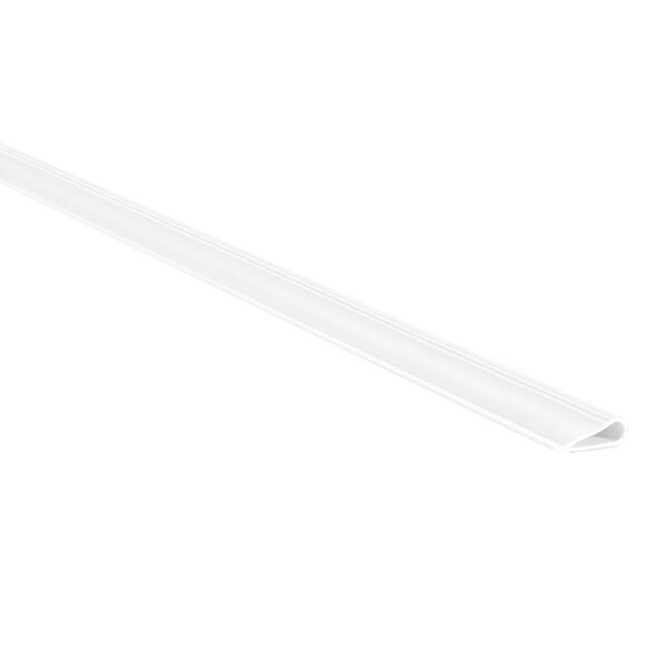 Pemko 204in 17ft Adhesive Perimeter Gasketing White Finish - PK55W17