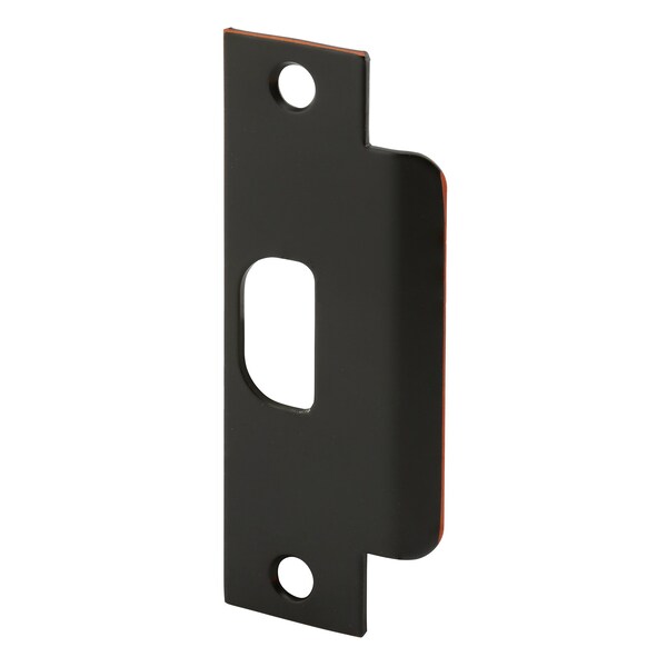Prime-Line Door Strike Commercial ASA 1-1/4 x 4-7/8 in. with Screws Classic Bronze Finish (Single Pack) - U 11200