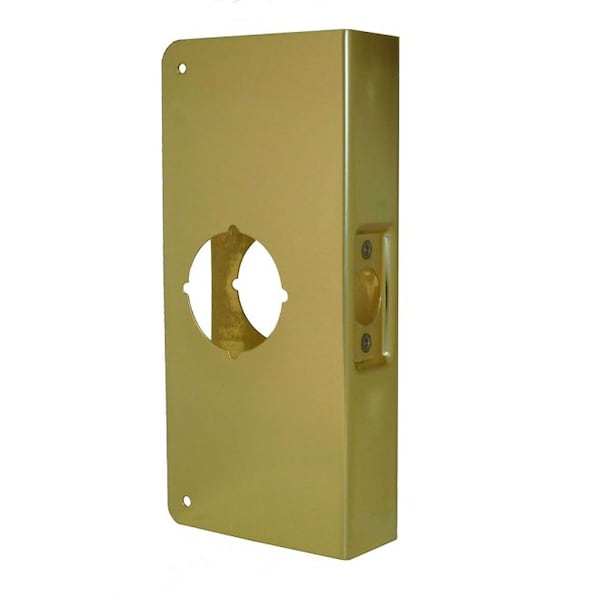 Don-Jo Classic Wrap Around for Cylindrical Door Lock with 2-1/8" Hole for 2-3/8" Backset and 1-3/8" Door - CW1PB