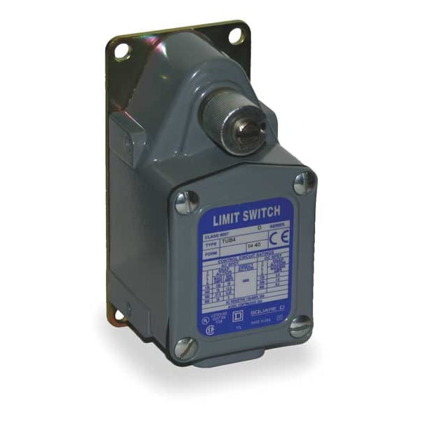 Interruptor de límite de trabajo pesado Telemecanique Sensors, sin palanca, rotativo, SPDT, 20A @ 600V AC, ubicación del actuador: lateral - 9007TSB1