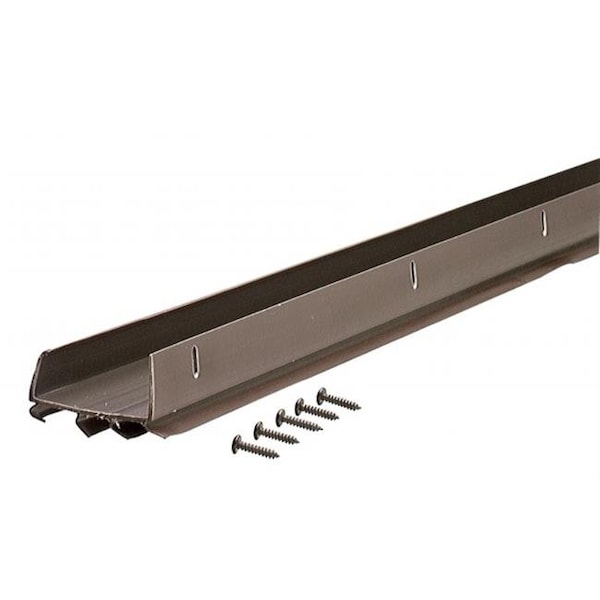 M-D Building Products M-d Products 05991 36 in. Brown Dual Durometer Door Sweep - 5991