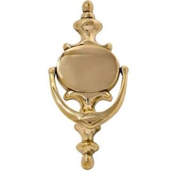 Camp Usa 8 in. Polished Brass Imperial Knocker - CA2531820