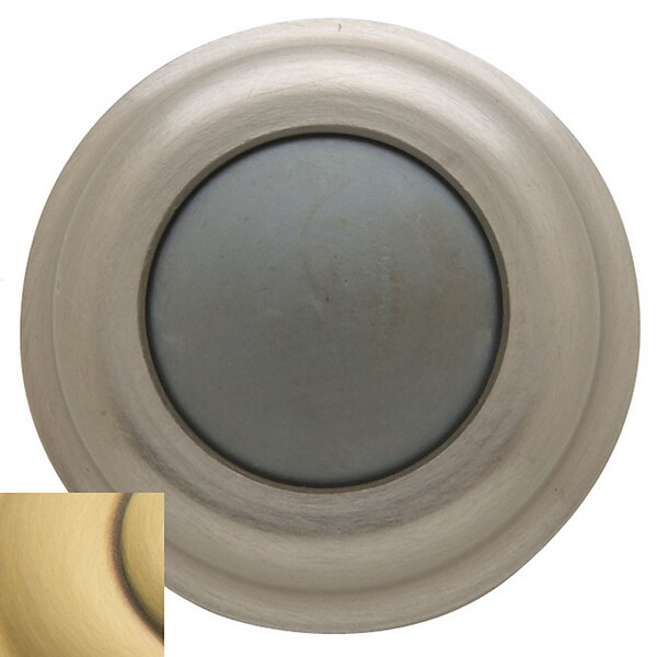 Baldwin Estate Satin Brass with Brown Door Stop - 4015.060