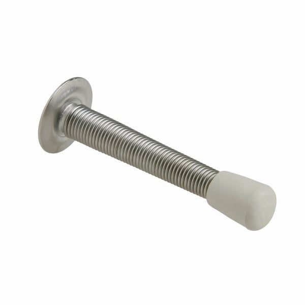 Ives Commercial Steel 3in Flexible Door Stop Satin Chrome Finish - 060F26D