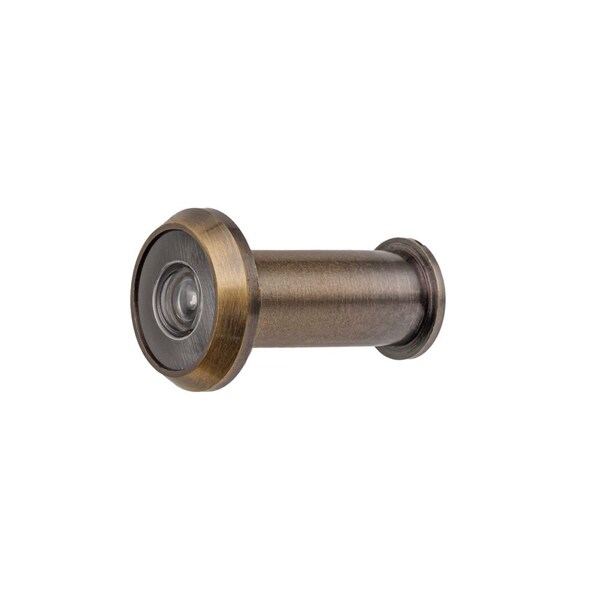Pamex 180 Degree Door Viewer for 1-3/8in to 2-1/4in Door Antique Brass Finish - DD01180AB