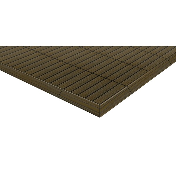 Aura Aura 1 in. H X 3 in. W X 24 in. L Prefinished Walnut Polystyrene Floor Transition - DST-004-WN01