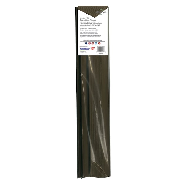 Aura Aura 1 in. H X 3 in. W X 24 in. L Prefinished Walnut Polystyrene Floor Transition - DST-004-WN01