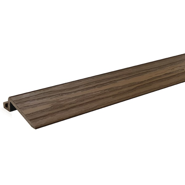 Aura Aura 1 in. H X 3 in. W X 24 in. L Prefinished Walnut Polystyrene Floor Transition - DST-004-WN01