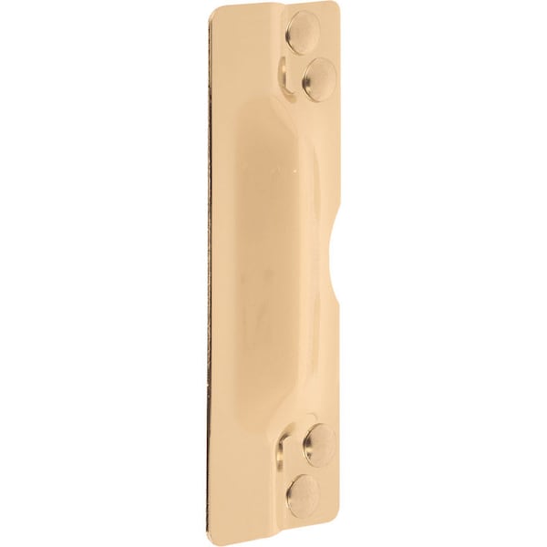 Prime-Line Prime-Line 3 in. H X 11 in. L Brass-Plated Brass Steel Latch Guard - U 10027