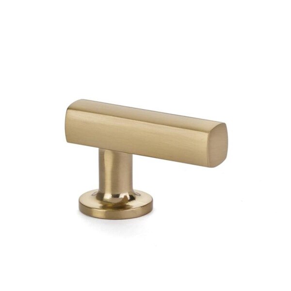 Patioplus 1.125 x 1.875 in. Freestone Finger Pull, Satin Brass - PA1626219