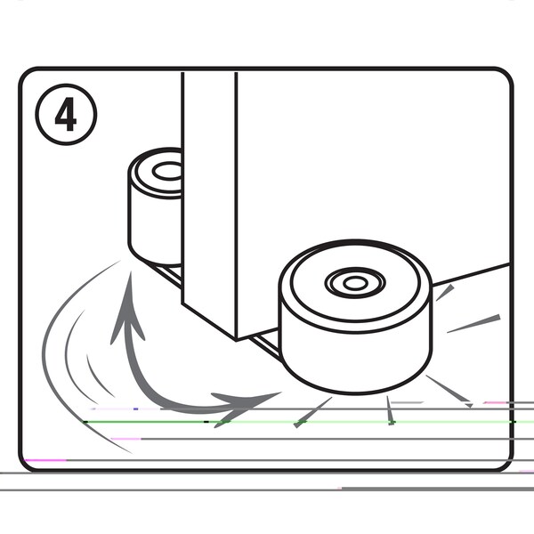 Prime-Line Door Stop w/ Door Retainer on Pivoting Arm, Tan, w/Adhesive Back, For 1-3/4 in. Thick Door 1 Set - U 101116