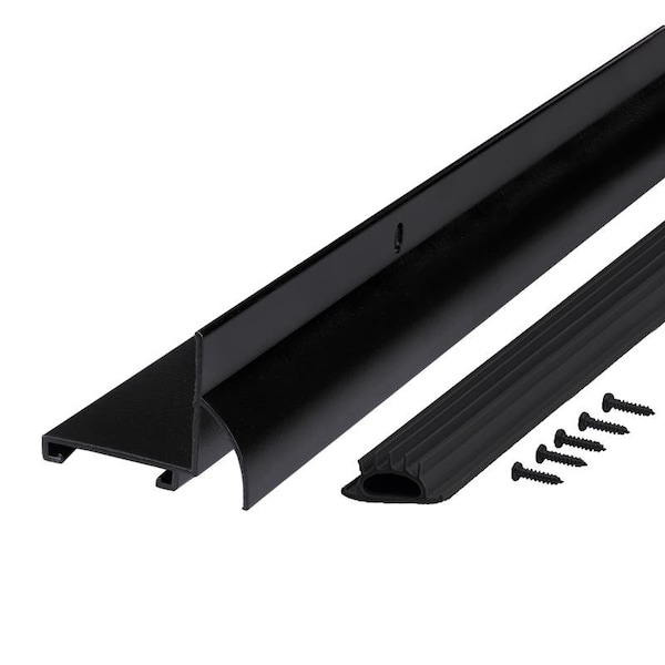 M-D Building Products M-D Building Products Black Aluminum Door Bottom For Doors 36 in. L X 1.75 in. - 11824