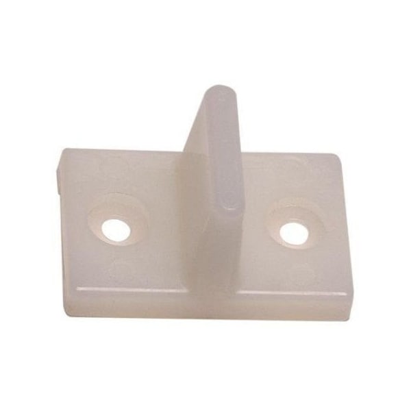 Best Hinges Bypass Floor Guide # 541000 White Finish - BP15073