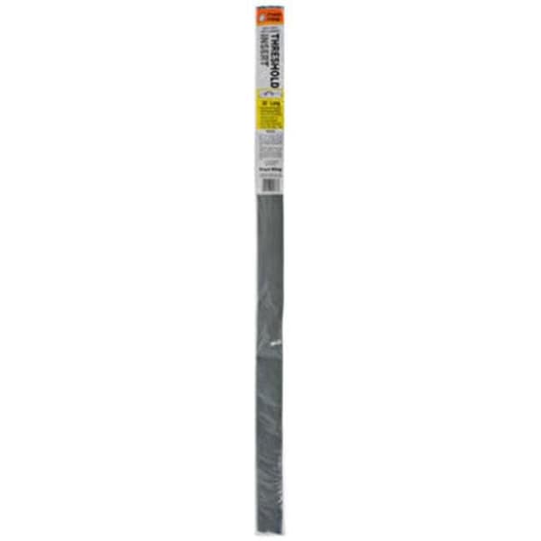 Thermwell Products Thermwell RV-48H Gray Vinyl Threshold Insert - 763110