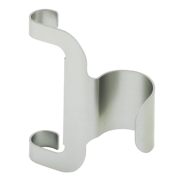Prime-Line High Security Door Lock Finger Pull w/ Adhesive, Aluminum Construction, Satin Nickel - MP108278
