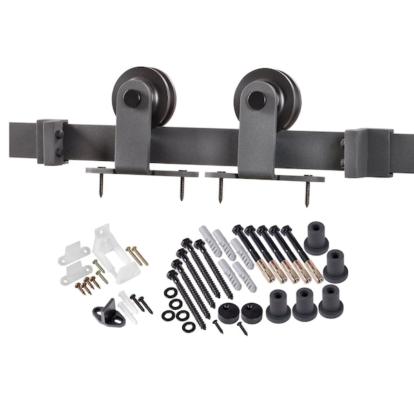 Renin 96 in Top of Door Strap Hardware Kit Matte Black - BD101K-09600-MB