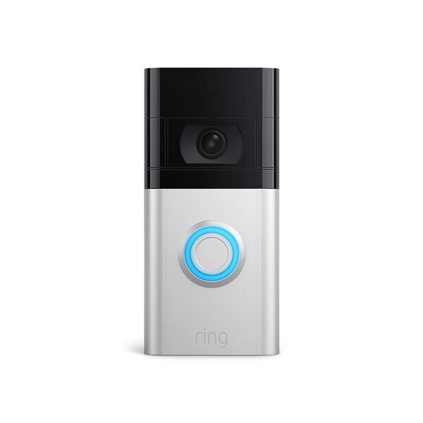 Ring Video Doorbell 4  Satin Nickel - RINB08JNR77QY
