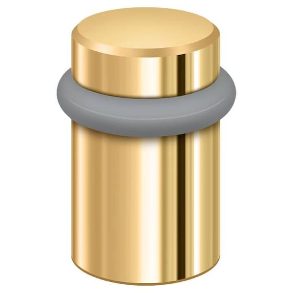 Deltana Round Universal Floor Bumper 2" Lifetime Brass - UFB5000CR003