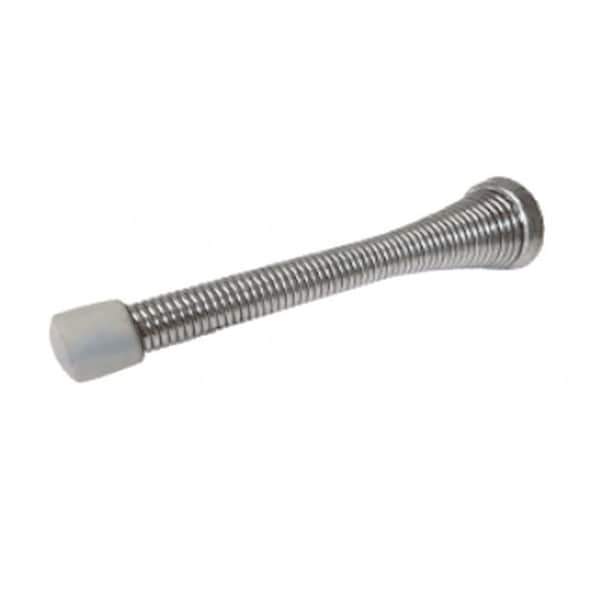 Cal-Royal 3-3/4 Heavy Duty Jumbo Spring Door Stop Screw and Metal Base, US26 Bright Chrome - JFS13-26