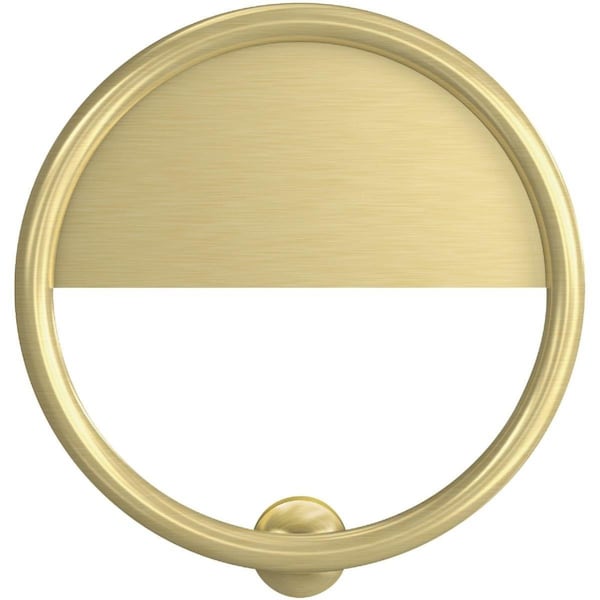 Trama Cooper Door Knocker, Brushed Gold, 6PK - TR3245234
