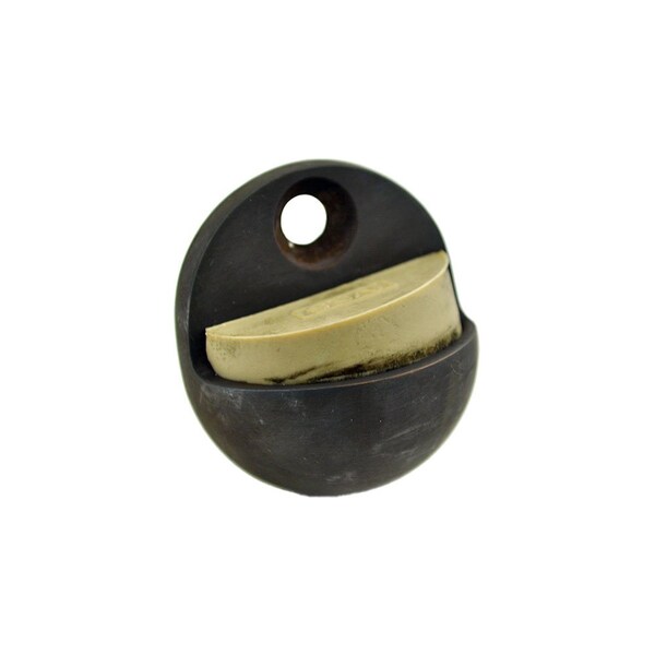 Ives Commercial Solid Brass 1in Floor Dome Stop Oil Rubbed Bronze Finish - FS43610B