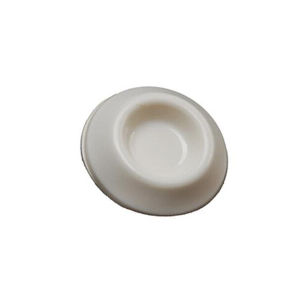 Overtime H721 White Peel And Stick Door Stop - 2 Pack - OV342406