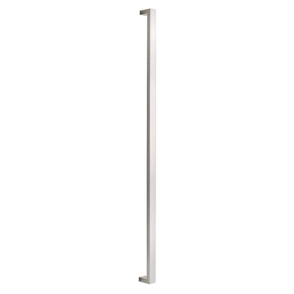 Sure-Loc Hardware Sure-Loc Hardware 48 Square Long Door Pull, Single-Sided, Satin Stainless - PL-1SQ48 32D