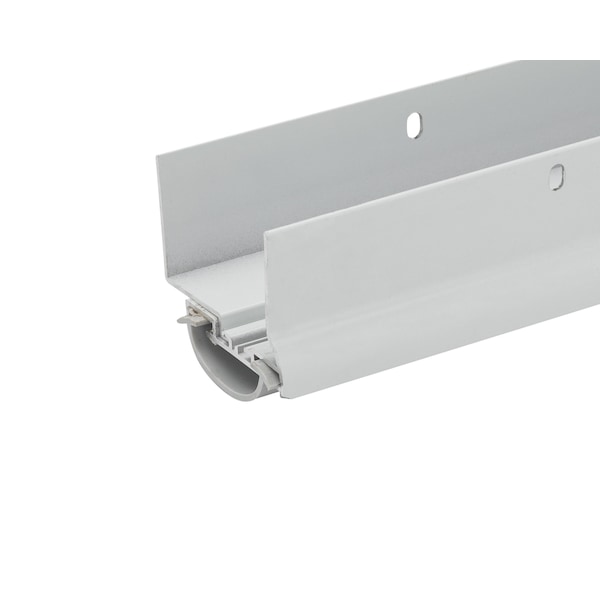 Randall 4' Aluminum Adjustable Door Bottom Weatherstrip for 1 3/8" & 1 3/4" Thick Doors for Gaps 1/2" to 1 1/4" (Silver) - 4 FT V-6