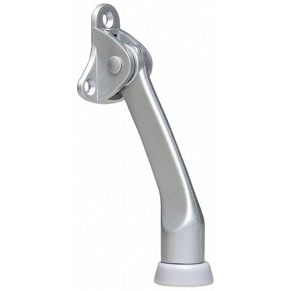 Kaba Ilco Lever Door Holder, Cast Zinc, Sliver, 1-55/64"H x 1-39/64"W - IL-KDDH-4-AL