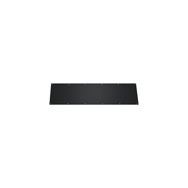 Deltana Kick Plate 10 x 34 S/S in Paint Black - KP1034U19