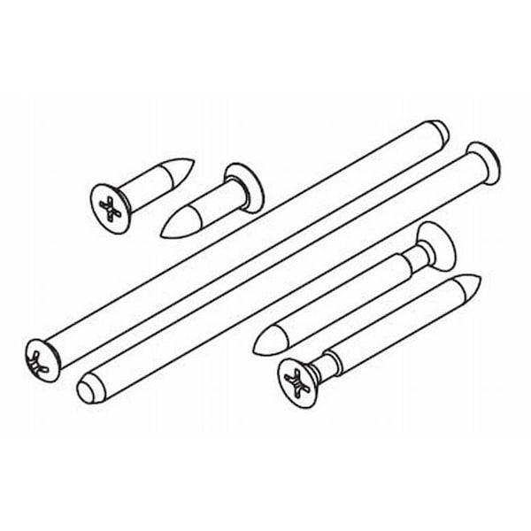Kwikset 665 Deadbolt Screw Pack, Satin Nickel - 86099-15