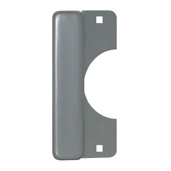 Don-Jo 3-1/2" x 8" Latch Protector with Lever Cutout for Electric Strikes - LELP208SL