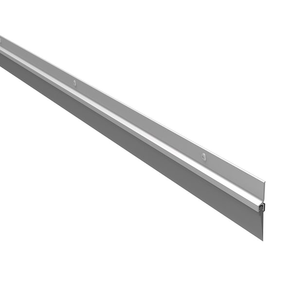 Pemko 307AV36 36" Door Bottom Sweep with 1" Vinyl Mill Aluminum - 307AV36