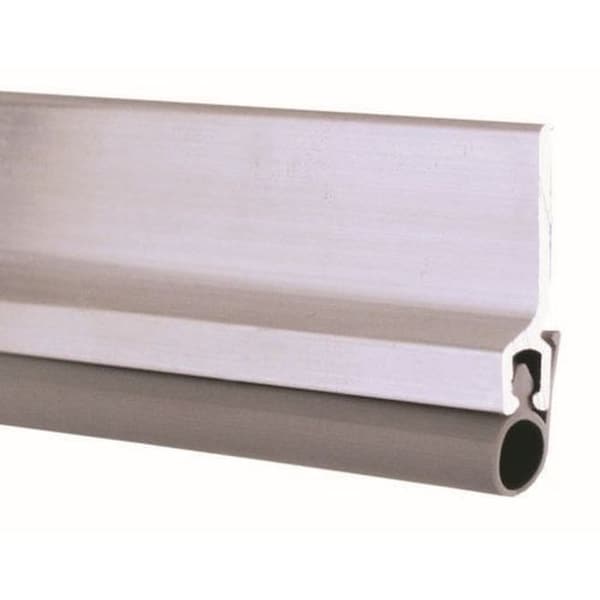 Pemko 303AV84 84" Standard Perimeter Gasketing with Vinyl Mill Aluminum - 303AV84