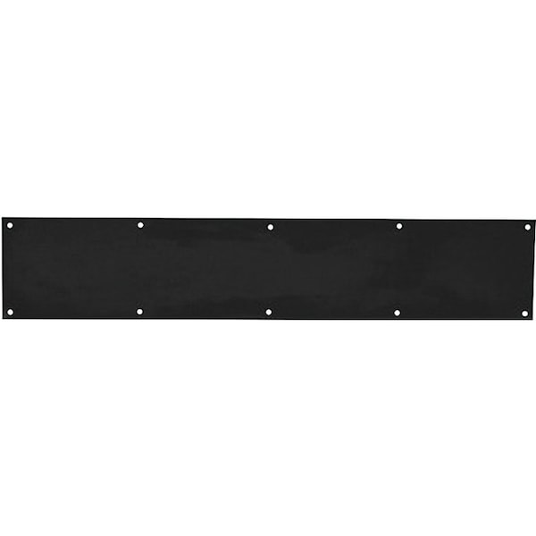 Schlage Kick Plate, 34 in L, 8 in W, Aluminum, Aged Bronze - SC8400PA-716 8X34