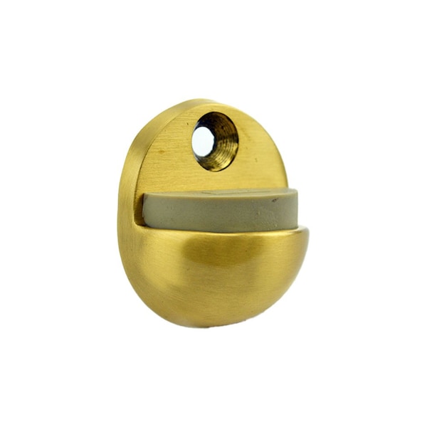 Ives Commercial Solid Brass 1in Floor Dome Stop Satin Brass Finish - FS4364