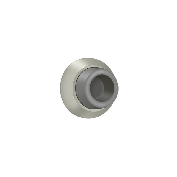 Deltana Flush Bumper 1-7/8" Diameter Satin Nickel - WB178U15