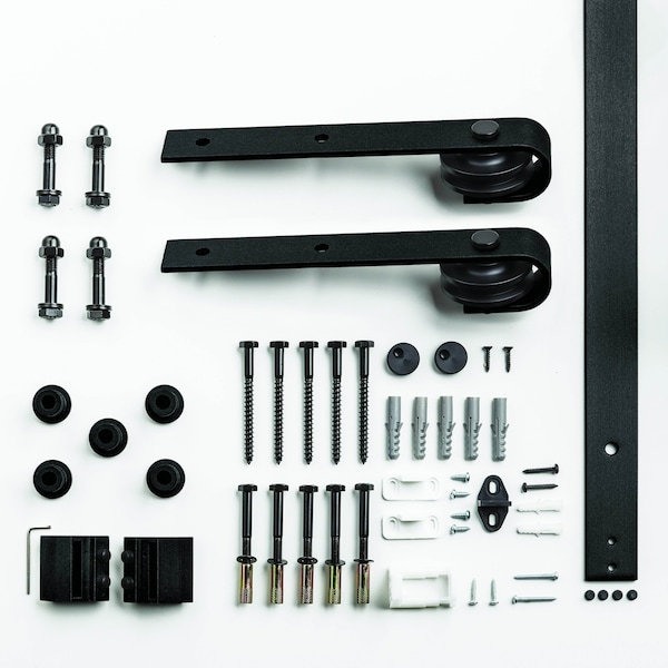Renin 78-3/4 in Bent Strap Hardware Kit Matte Black - BD102K-07800-MB