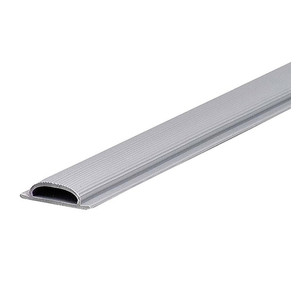 M-D Building Products 1-1/4 in. x 3/4 in. x 36 in. Gray Vinyl Weatherstrip Replacement Insert for Threshold - 13417