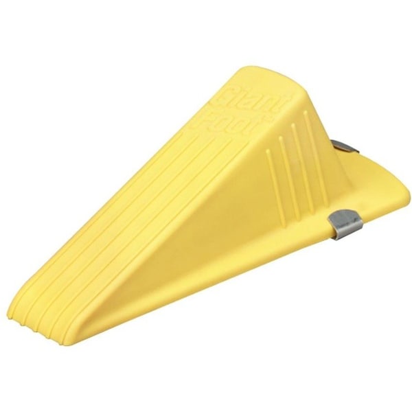 Giant Foot Doorstop, w/Magnetic Attachment, 3-1/2"x6-3/4"x2", Yellow - MAS00967