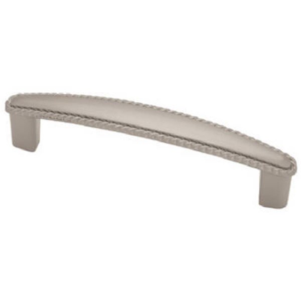 Liberty Hardware PN0402H-SN-C 4.25 in. Brushed Satin Nickel Rope Edged Pull - 483289
