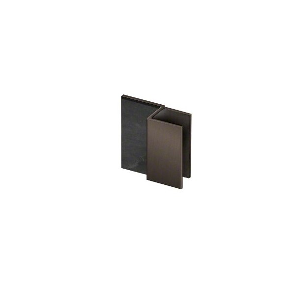 Cr Laurence Oil Rubbed Bronze Square Door Stop for 1/2-in Glass - DS12SQ10RB